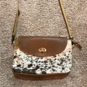 Cowhide Myra Crossbody bag
